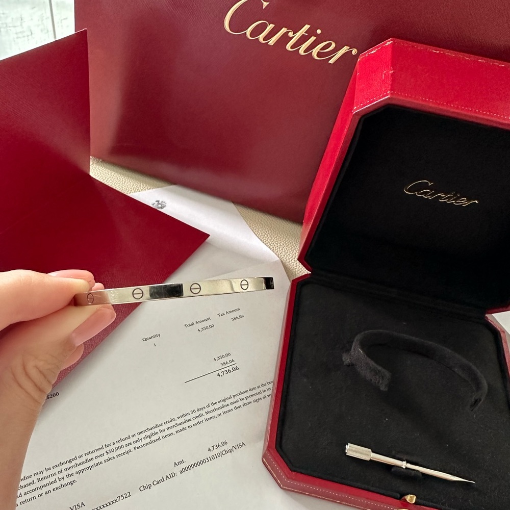 Cartier Love Bracelet- Excellent condition. Size 17